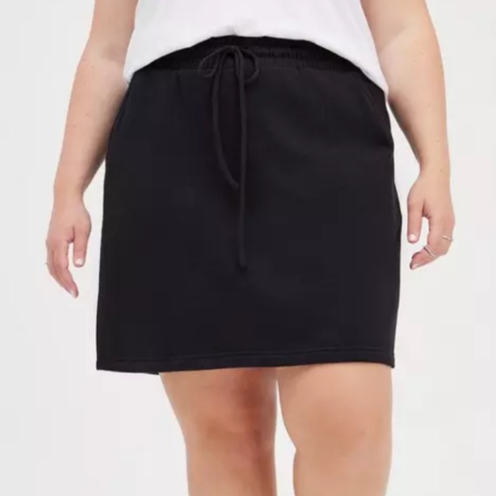 Torrid A-Line Fleece Jersey Mini Skirt- NWOT